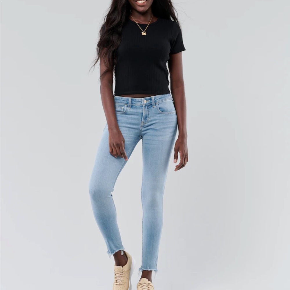 Hollister Light Blue Skinny Jeans, Size 5S
